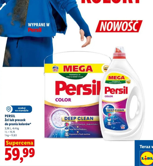 Persil żel lub proszek do prania kolorów
