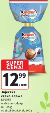 Jajeczka czekoladowe KINDER wybrane rodzaje