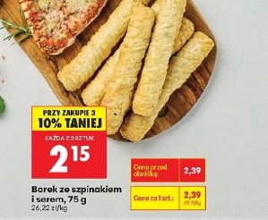 Borek ze szpinakiem i serem