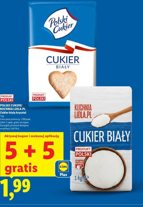 Polski Cukier/Kuchnia Lidla.pl Cukier biały kryształ