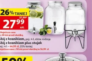 Stój z kranikiem, plus stojak