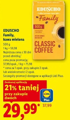 Eduscho Family, kawa mielona