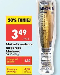 Makrela wędzona na gorąco Marinero