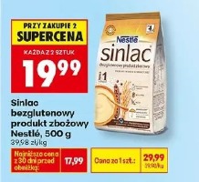 Sinlac bezglutenowy produkt zbożowy Nestlé