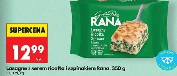 Lasagne z serem ricotta i szpinakiem Rana