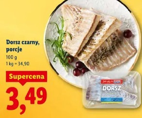 Dorsz czarny, porcje