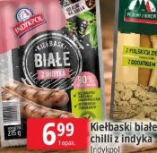 Kiełbaski białe/chilli z indyka Indykpol