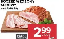 Boczek wędzony surowy Karol