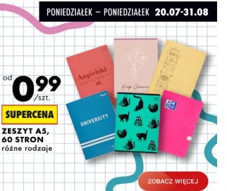 Zeszyt A5, 60 stron