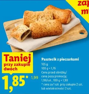 Pasztecik z pieczarkami
