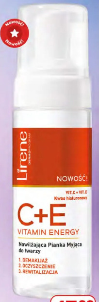 Pianka do mycia twarzy C+E Lirene