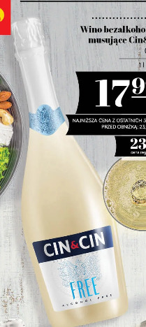 Wino bezalkoholowe musujące Cin&Cin