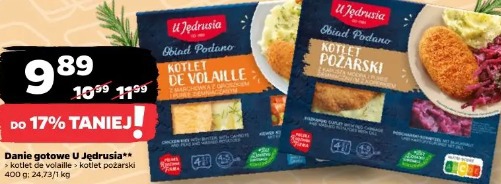 Danie gotowe U Jędrusia kotlet de volaille kotlet pożarski