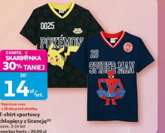 T-shirt sportowy chłopięcy z licencją