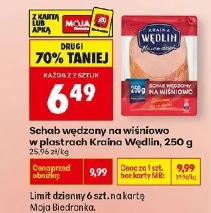 Schab wędzony na wiśniowo w plastrach Kraina Wędlin
