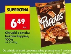 Chrupki o smaku bekonu Peppies Lorenz
