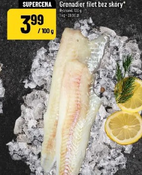 Grenadier filet bez skóry Ryband