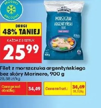 Filet z morszczuka argentyńskiego bez skóry Marinero