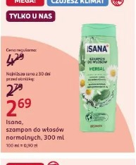 Isana, szampon do włosów normalnych