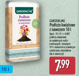 Gardenline Podłoże kwiatowe z nawozem 10 l