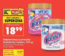 Odplamiacz w proszku Vanish Oxi Action