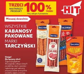 Wszystkie kabanosy pakowane marki Tarczyński