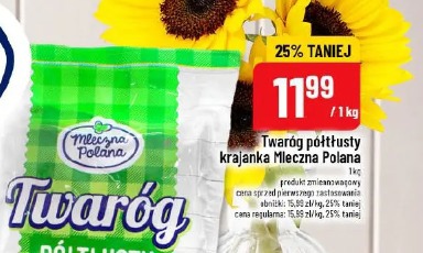 Twaróg półtłusty krajanka Mleczna Polana