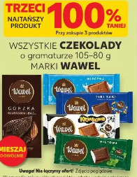 Wszystkie czekolady marki Wawel