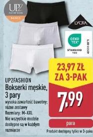 UP2Fashion Bokserki męskie, 3 pary