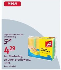 Jan Niezbędny, zmywak profilowany, 3 szt.