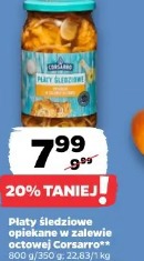 Płaty śledziowe opiekane w zalewie octowej Corsarro