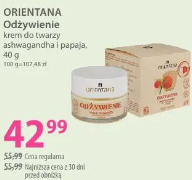 ORIENTANA Odżywienie krem do twarzy ashwagandha i papaja