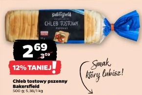 Chleb tostowy pszenny Bakersfield
