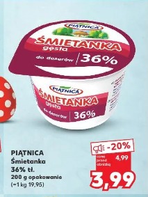 Piątnica Śmietanka 36% tł.
