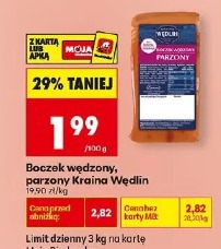 Boczek wędzony, parzony Kraina Wędlin