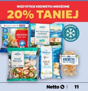 Wszystkie krewetki mrożone