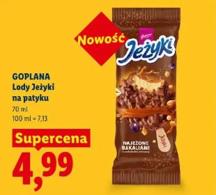 GOPLANA Lody Jeżyki na patyku