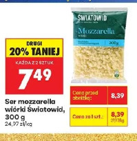 Ser mozzarella wiórki Światowid