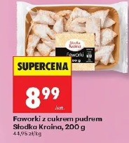 Faworki z cukrem pudrem Słodka Kraina