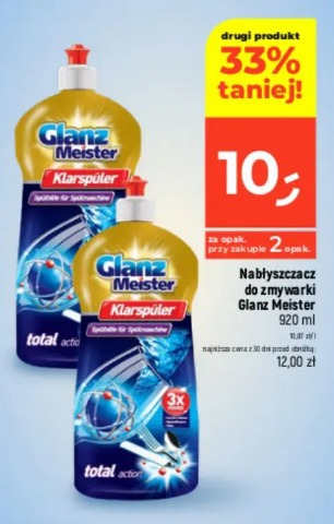 Nabłyszczacz do zmywarki Glanz Meister
