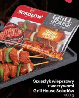 Szaszłyk wieprzowy z warzywami Grill House Sokołów
