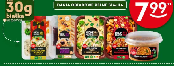 Dania obiadowe pełne białka