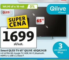 Smart QLED TV 65" Qilive 65QA241B