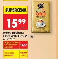 Kawa mielona Cafe d'Or Oro