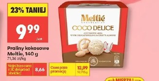 Praliny kokosowe Meltie, 140 g