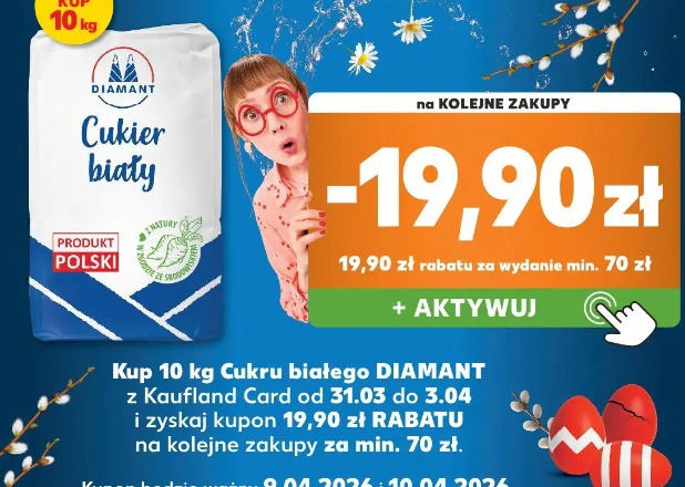 Diamant Cukier biały