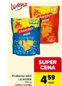 Krakersy mini Lajkonik solone, papryka