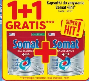 Kapsułki do zmywania Somat 4in1