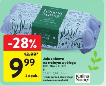 Jaja z chowu na wolnym wybiegu Kotlina Natury