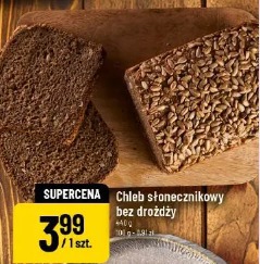 Chleb słonecznikowy bez drożdży